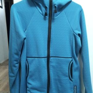 Melanzana Women's Small Tall blue hardface hoodie
